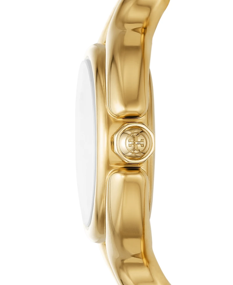 Tory Burch Women's Gold Tone Stainless Steel Link Bracelet Watch 28mm