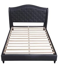 Myrick Upholstered Tufted Platform Bed, King