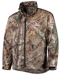 Men's Realtree Camo Kansas City Chiefs Sportsman Waterproof Packable Full-Zip Jacket