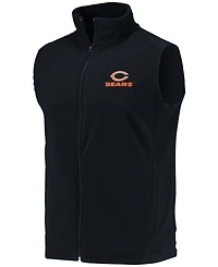 Men's Navy Dunbrooke Houston Fleece Full-Zip Vest
