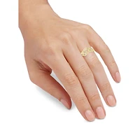 Diamond Vine-Inspired Ring (1/5 ct. t.w.) in Sterling Silver.