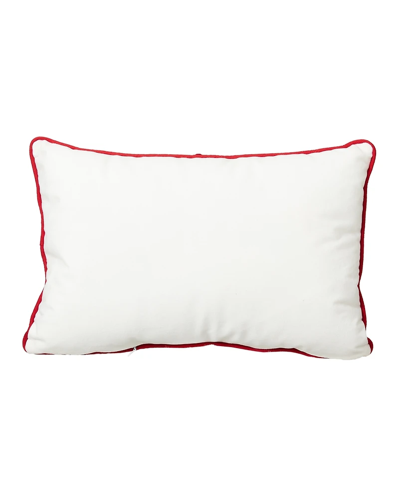 Glitzhome 3D Heavy Cotton Knitted Gnome Pillow