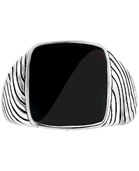 Effy Men's Onyx Ring Sterling Silver