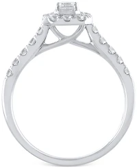 Diamond Emerald-Cut Bridal Set (1 ct. t.w.) in 14k White or Yellow Gold