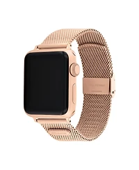 Coach Rose Gold-Tone Mesh Bracelet 38/40/41mm Apple Watch Band