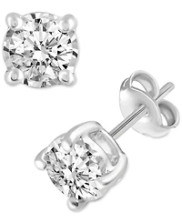 2-Pc. Set Diamond Solitaire Pendant Necklace & Matching Stud Earrings (5/8 ct. t.w.) 14k Gold