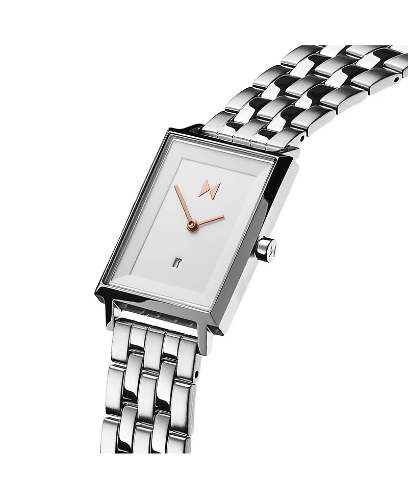 Mvmt Women's Signature Square Stainless Steel Bracelet Watch, 24mm