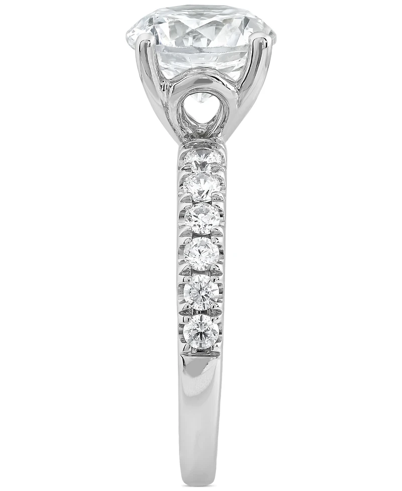 Grown With Love Igi Certified Lab Diamond Engagement Ring (3 ct. t.w.) 14k White Gold or &