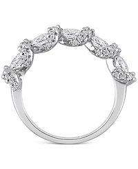 Lab-Grown Moissanite Band (1-1/4 ct. t.w.) Sterling Silver