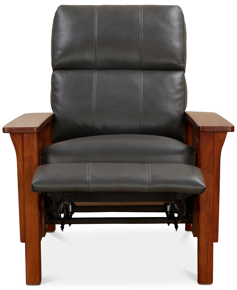 Harrison Leather Pushback Recliner, Created for Macy's
