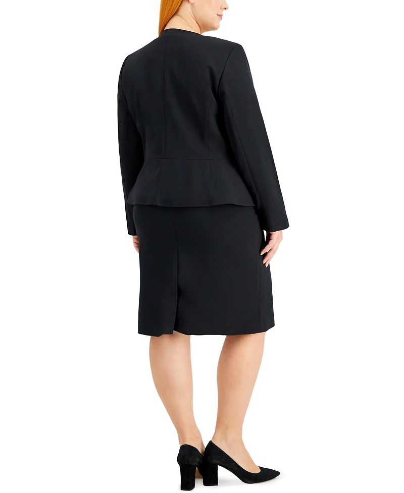 Le Suit Plus Cardigan Jacket & Sheath Dress
