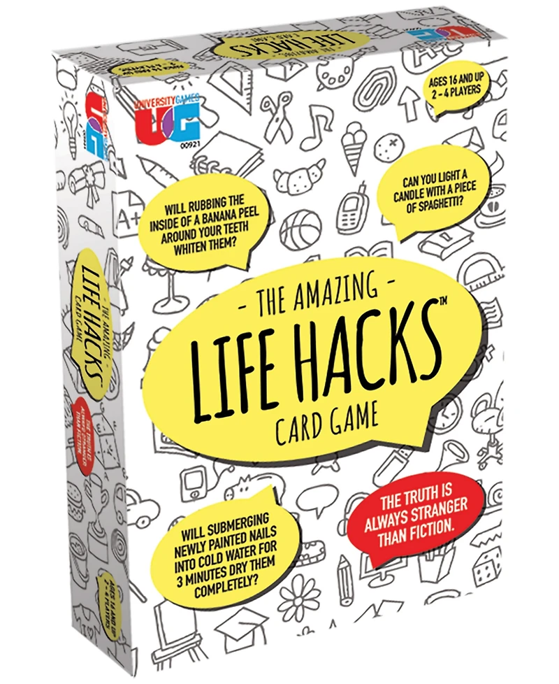 University Games The Amazing Life Hacks Card Game