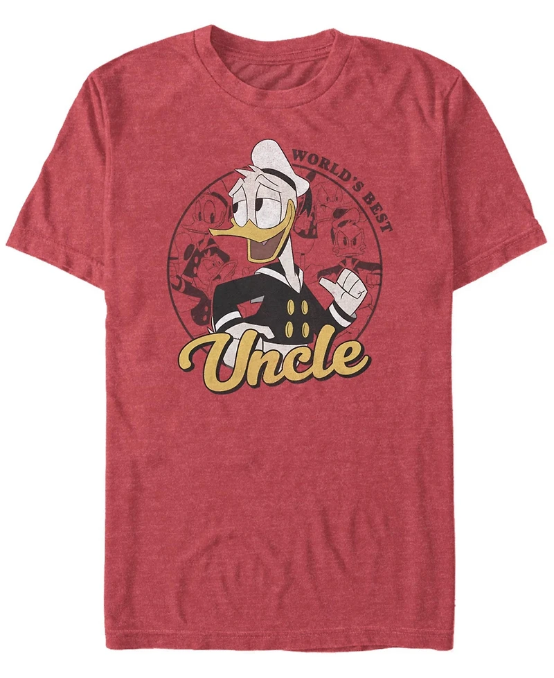 Men's Duck Tales Donald Uncle Short Sleeve T-shirt