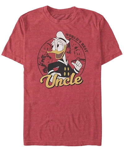 Men's Duck Tales Donald Uncle Short Sleeve T-shirt