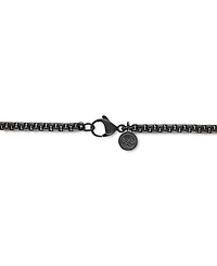 Esquire Men's Jewelry Diamond Cross 22" Pendant Necklace Gold Tone Ion-Plated Stainless Steel & Black Carbon Fiber, Created for Macy's (Also Bla