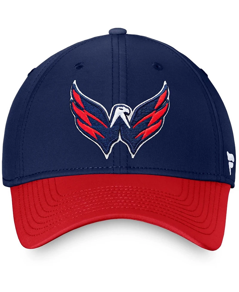 Men's Navy Washington Capitals Core Primary Logo Flex Hat