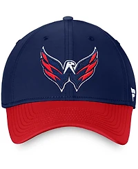 Men's Navy Washington Capitals Core Primary Logo Flex Hat