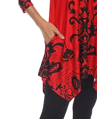 White Mark Women's Yanette Tunic