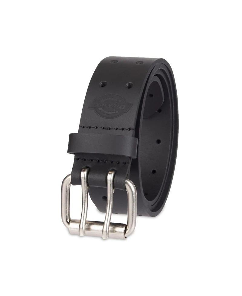 Dickies Men's Casual Double Prong Roller Buckle Belt
