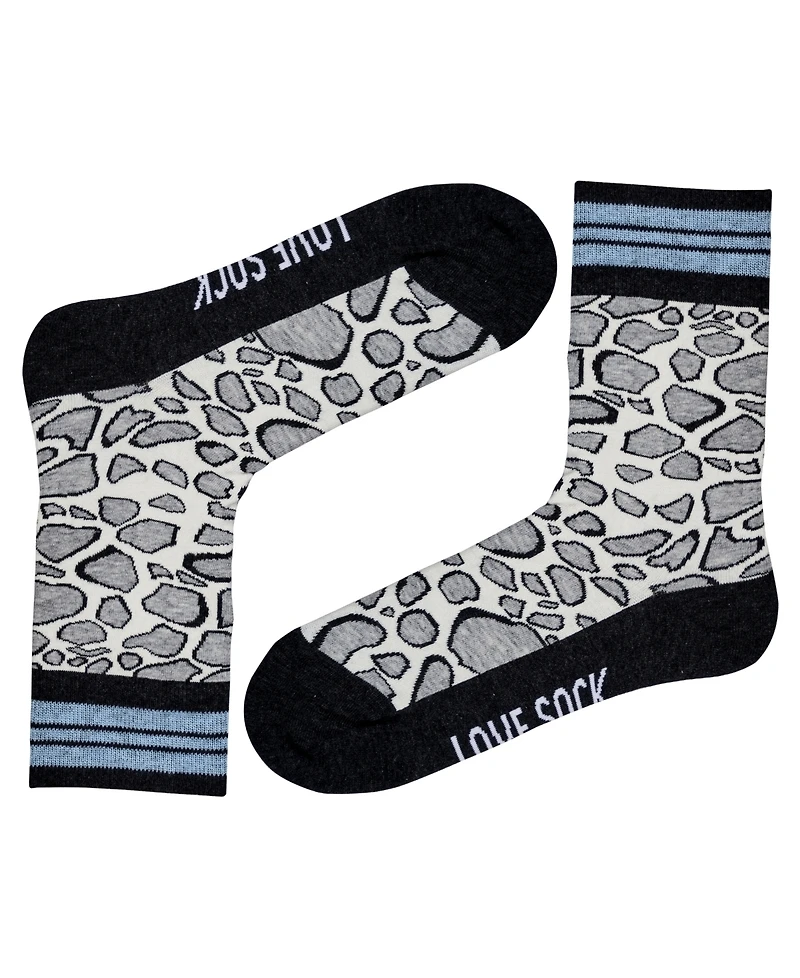 Leopard Cotton Women's Quarter Socks