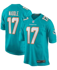 Nike Men's Jaylen Waddle Aqua Miami Dolphins 2021 Nfl Draft First Round Pick Game Jersey