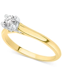 Diamond Solitaire Engagement Ring (1/3 ct. t.w.) in 14k Gold