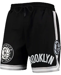 Men's Black Brooklyn Nets Chenille Shorts