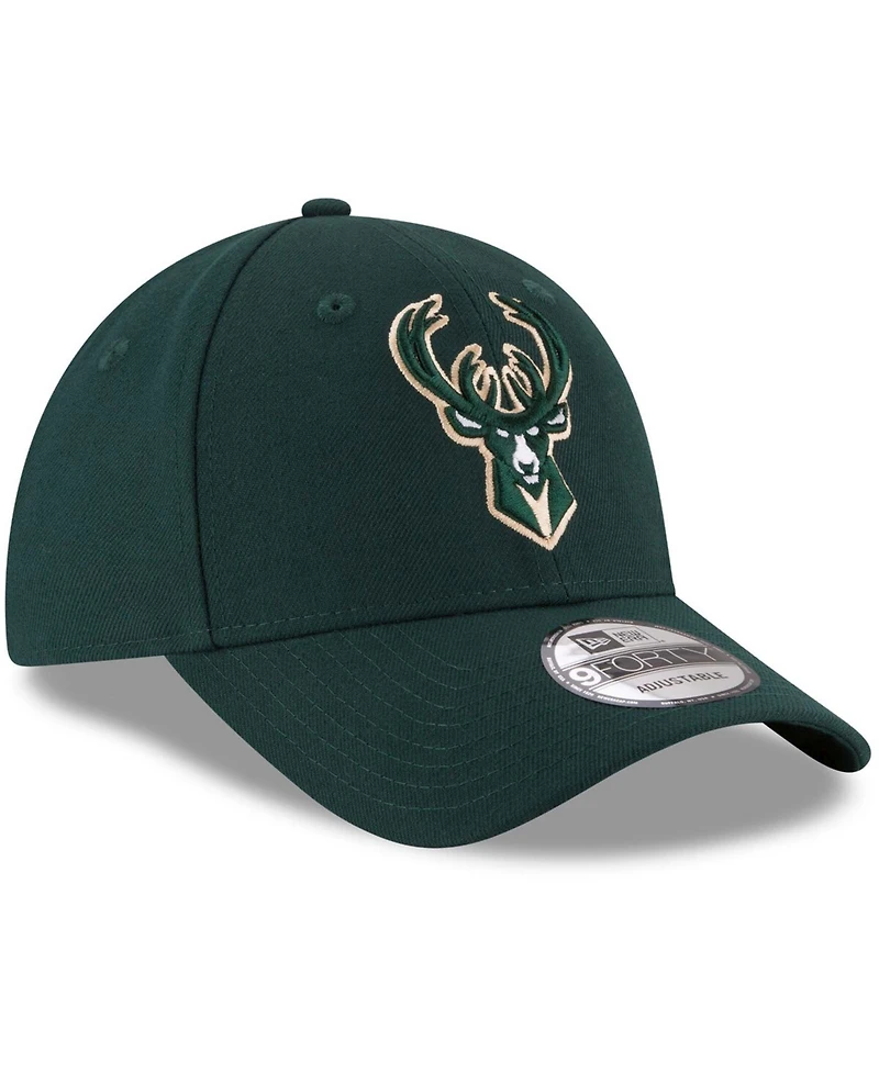 Men's Hunter Green Milwaukee Bucks Official Team Color 9FORTY Adjustable Hat