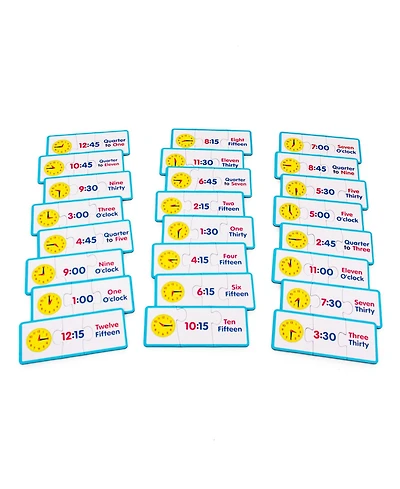 Junior Learning Time Puzzles Educational Learning Set, 72 Pieces
