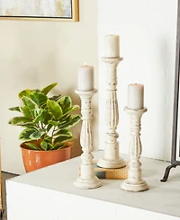 Traditional Candle Holders, Set of 3
