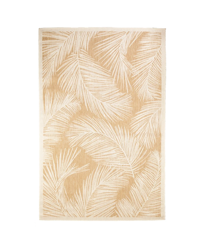 Liora Manne' Carmel Fronds 4'10" x 7'6" Outdoor Area Rug