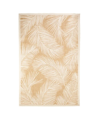 Liora Manne' Carmel Fronds 4'10" x 7'6" Outdoor Area Rug