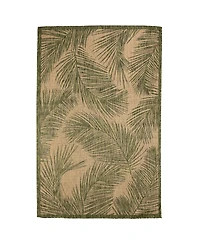 Liora Manne' Carmel Fronds 4'10" x 7'6" Outdoor Area Rug