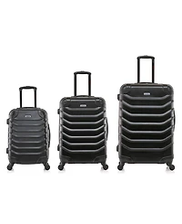 InUSA Endurance Lightweight Hardside Spinner Luggage Set, 3 piece