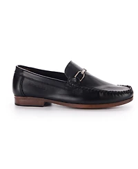 Aston Marc Men's Perforated Buckle Loafers