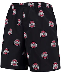 Men's Black Ohio State Buckeyes Backcast Ii 8" Omni-Shade Hybrid Shorts