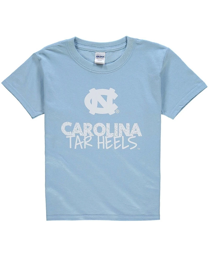Big Boys Carolina Blue North Carolina Tar Heels Crew Neck T-shirt