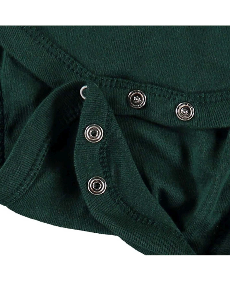 Infant Boys and Girls Green Michigan State Spartans Big Logo Bodysuit