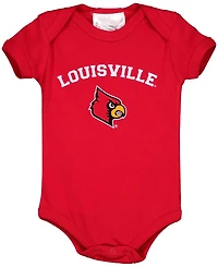 Infant Boys and Girls Red Louisville Cardinals Arch Logo Bodysuit