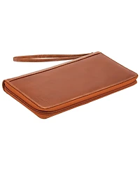 Men's Casablanca Collection Deluxe Zippered Passport and Travel Organizer