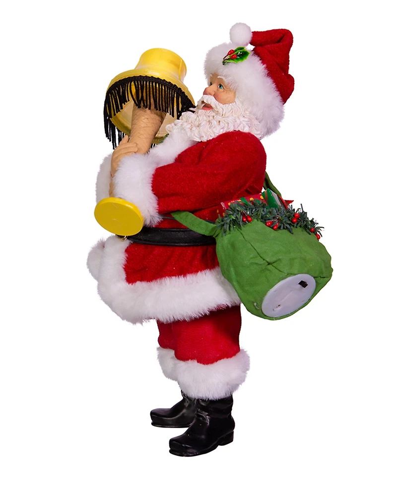 Kurt Adler 10 Inch Leg Lamp Fabriche Santa with Light