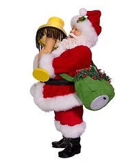 Kurt Adler 10 Inch Leg Lamp Fabriche Santa with Light