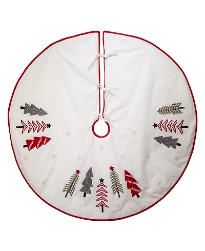 Kurt Adler 50" Tree Embroidered Tree Skirt