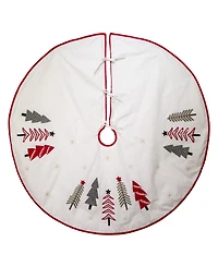 Kurt Adler 50" Tree Embroidered Tree Skirt