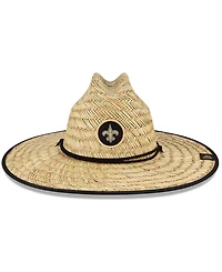 Men's Natural New Orleans Saints 2021 Nfl Training Camp Official Straw Lifeguard Hat