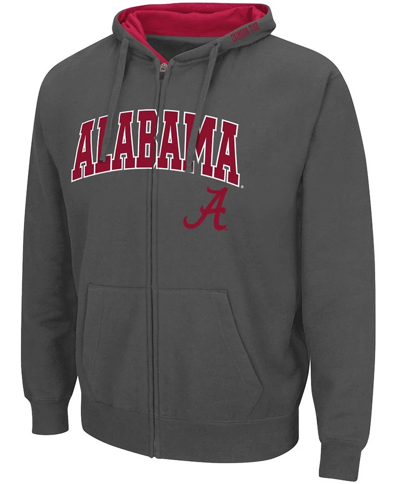 Colosseum Men's Alabama Crimson Tide Arch Logo 3.0 Full-Zip Hoodie