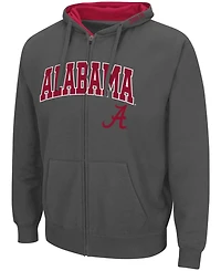 Colosseum Men's Alabama Crimson Tide Arch Logo 3.0 Full-Zip Hoodie