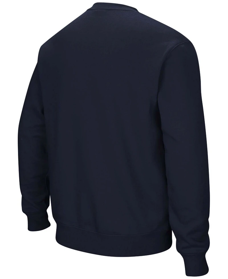 Colosseum Men's West Virginia Mountaineers Arch and Logo Crew Neck Sweatshirt
