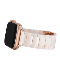 Anne Klein Women's Blush Ceramic Bracelet designed for Apple Watch 42mm (Series 1-3 only) & 44/45/46/49mm (Ultra & Ultra 2)