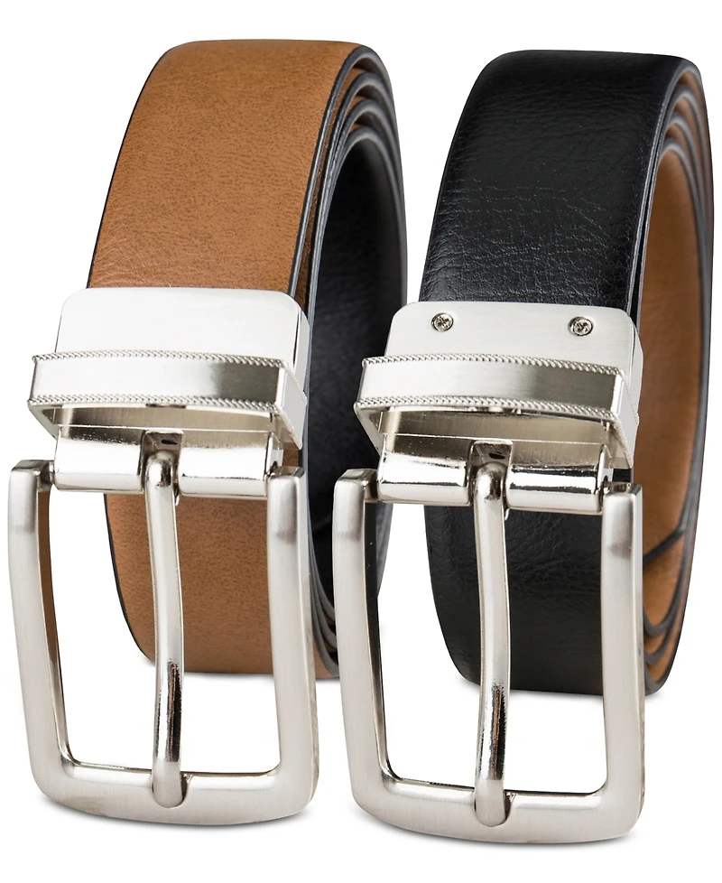 Club Room Men's Reversible Dress Belt, Created for Macy's